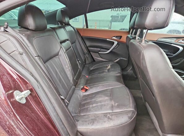 2G4GL5EX9H9121664 2017 BUICK REGAL Бордовый Вид задней части салона