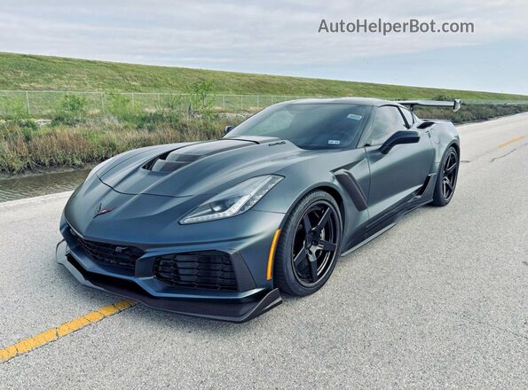 NJ1651E 2019 CHEVROLET CORVETTE Серый Задняя правая четверть
