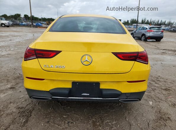 W1K5J4GB5LN090003 2020 MERCEDES-BENZ CLA-CLASS Yellow Սալոնի դիմացի տեսք