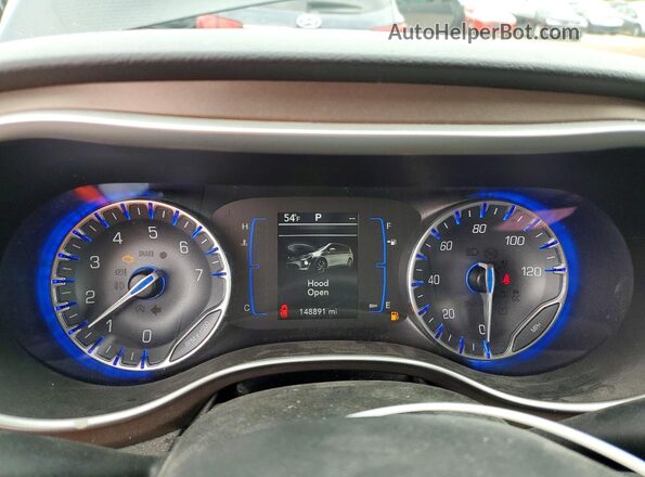 2C4RC1BG0JR290441 2018 CHRYSLER PACIFICA Black Vista de los asientos traseros