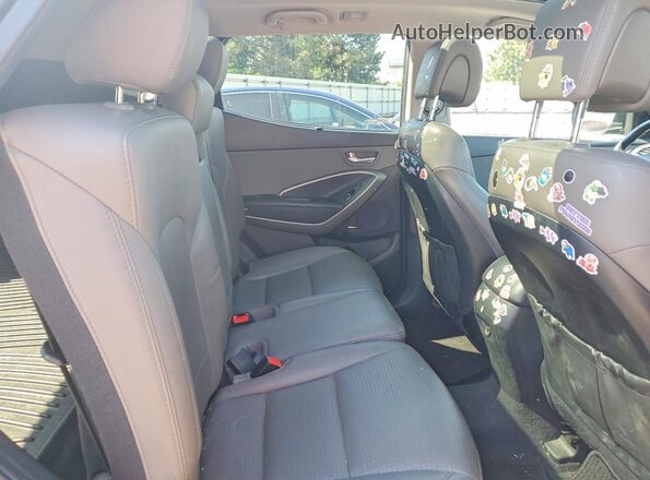 5XYZU3LB4GG374285 2016 HYUNDAI SANTA Black Vista del compartimento del motor
