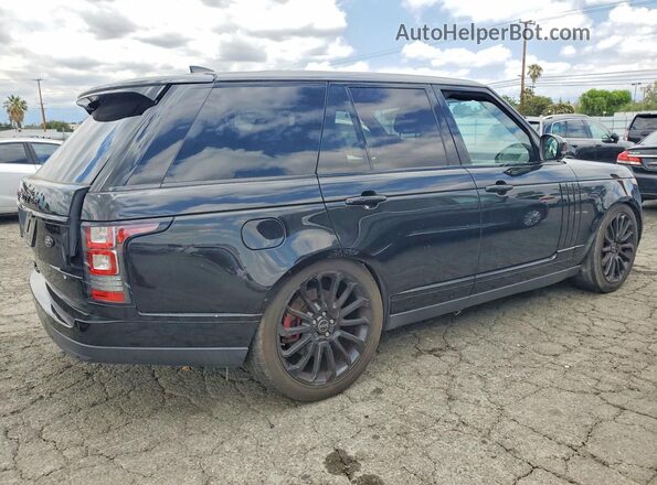 SALGS2FE6HA322518 2017 LAND ROVER RANGE Черный Передняя правая четверть