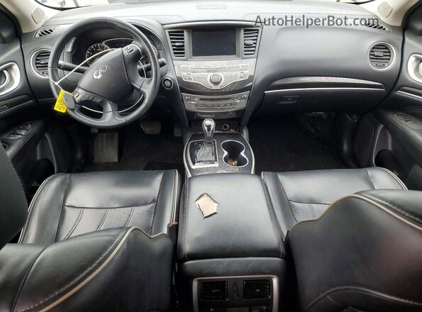 5N1DL0MM4HC510475 2017 INFINITI QX60 Charcoal Widok zestawu wskaźników