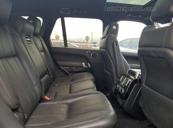 SALGS2FE6HA322518 2017 LAND ROVER RANGE Черный Вид подкапотного пространства