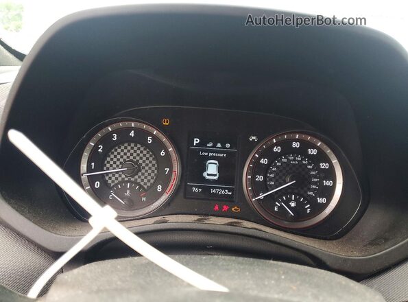 KMHTG6AF0KU008511 2019 HYUNDAI VELOSTER Blue Widok tylnych siedzeń