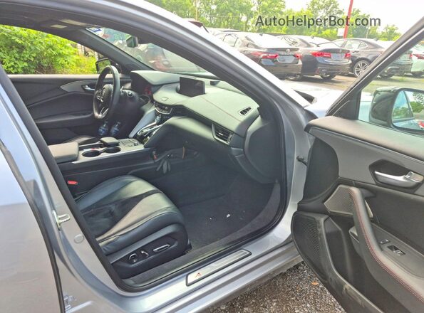 19UUB6F50MA003208 2021 ACURA TLX Серебряный Вид сзади