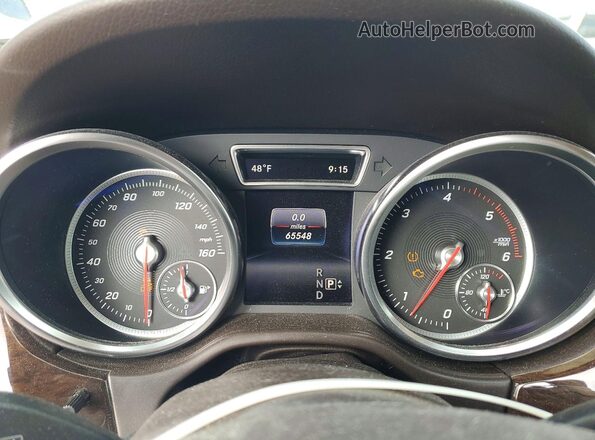 4JGDA0EB5GA622196 2016 MERCEDES-BENZ GLE White Вид щитка приладів