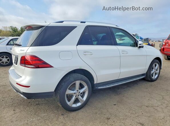 4JGDA0EB5GA622196 2016 MERCEDES-BENZ GLE White Задня права чверть