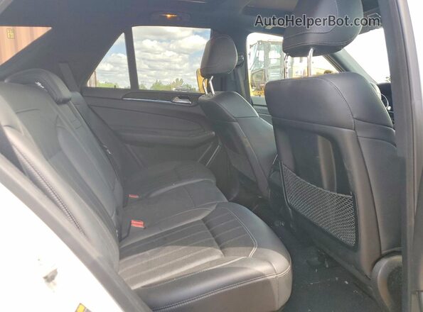 4JGDA5HB0JB003564 2018 MERCEDES-BENZ GLE White Вид задніх сидінь