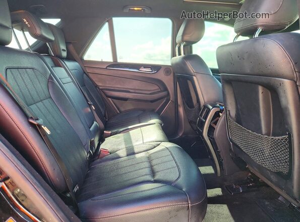 4JGDA5HB0JB008733 2018 MERCEDES-BENZ GLE Черный Вид задних сидений