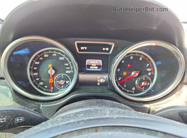 4JGDA5HB0JB008733 2018 MERCEDES-BENZ GLE Черный Вид щитка приборов