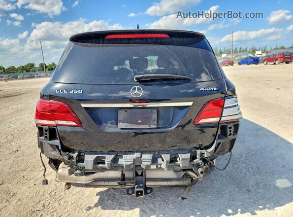 4JGDA5HB0JB008733 2018 MERCEDES-BENZ GLE Черный Вид сзади