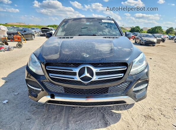 4JGDA5HB0JB008733 2018 MERCEDES-BENZ GLE Черный Вид спереди