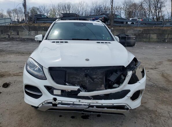 4JGDA5HB1JB063790 2018 MERCEDES-BENZ GLE White Widok z przodu