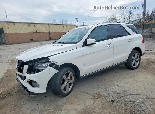 4JGDA5HB1JB063790 2018 MERCEDES-BENZ GLE White Przód lewy