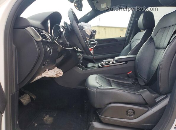 4JGDA5HB1JB063790 2018 MERCEDES-BENZ GLE White Widok wnętrza z przodu