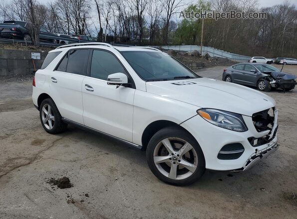 4JGDA5HB1JB063790 2018 MERCEDES-BENZ GLE White Przód prawy