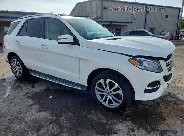 4JGDA5HB2JB069341 2018 MERCEDES-BENZ GLE White Delantero derecho