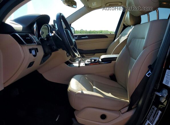4JGDA5HB2JB203975 2018 MERCEDES-BENZ GLE Черный Вид салона спереди