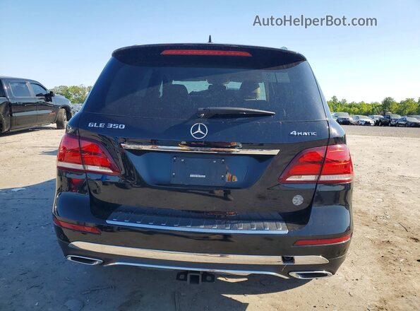 4JGDA5HB2JB203975 2018 MERCEDES-BENZ GLE Черный Вид сзади