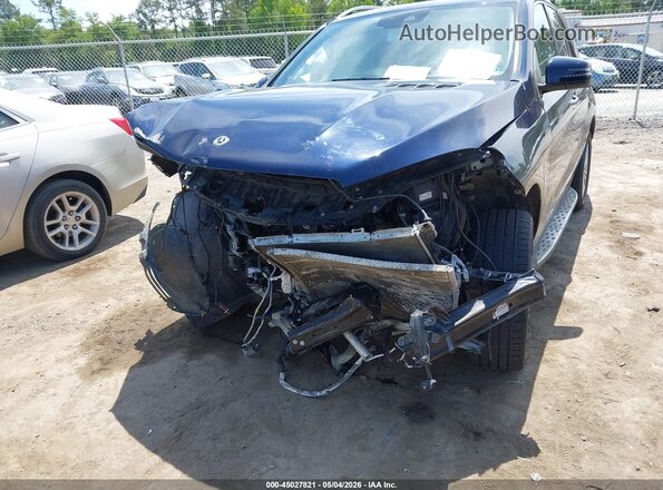 4JGDA5HB3JB015157 2018 MERCEDES-BENZ GLE 350 Blue წინა ხედი