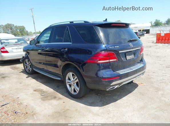 4JGDA5HB3JB015157 2018 MERCEDES-BENZ GLE 350 Blue უკანა მარცხენა