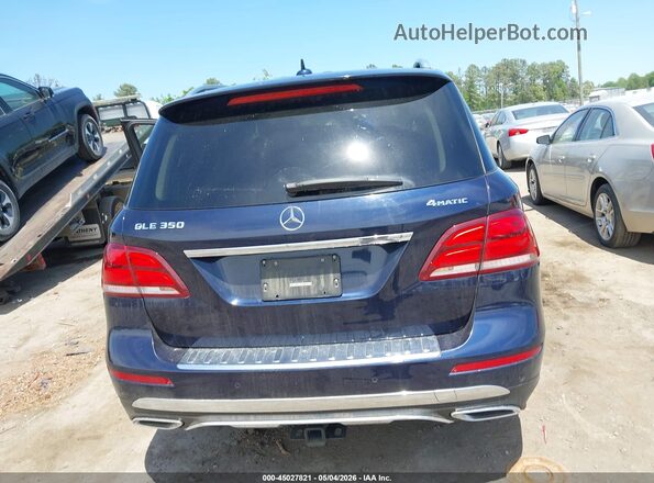 4JGDA5HB3JB015157 2018 MERCEDES-BENZ GLE 350 Blue 