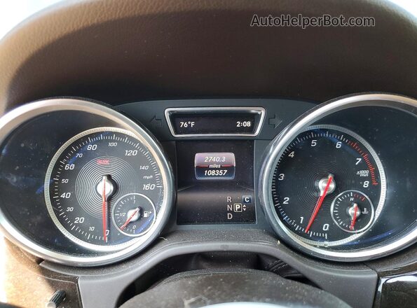 4JGDA5HB4JB124436 2018 MERCEDES-BENZ GLE Черный Вид щитка приборов