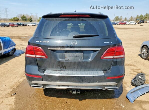 4JGDA5HB4JB124436 2018 MERCEDES-BENZ GLE Черный Вид сзади