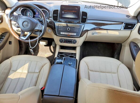 4JGDA5HB4JB124436 2018 MERCEDES-BENZ GLE Черный Вид панели приборов