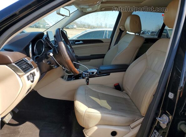 4JGDA5HB4JB124436 2018 MERCEDES-BENZ GLE Черный Вид салона спереди