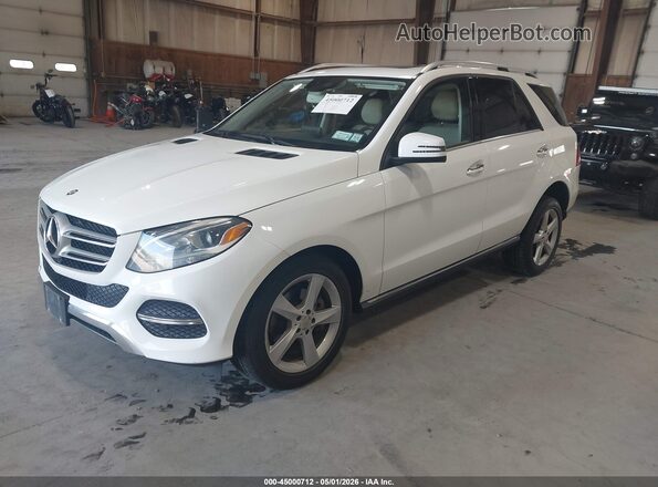 4JGDA5HB5HA898985 2017 MERCEDES-BENZ GLE 350 White Przód lewy