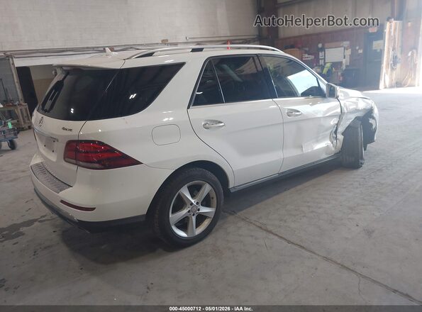 4JGDA5HB5HA898985 2017 MERCEDES-BENZ GLE 350 White Tył prawy