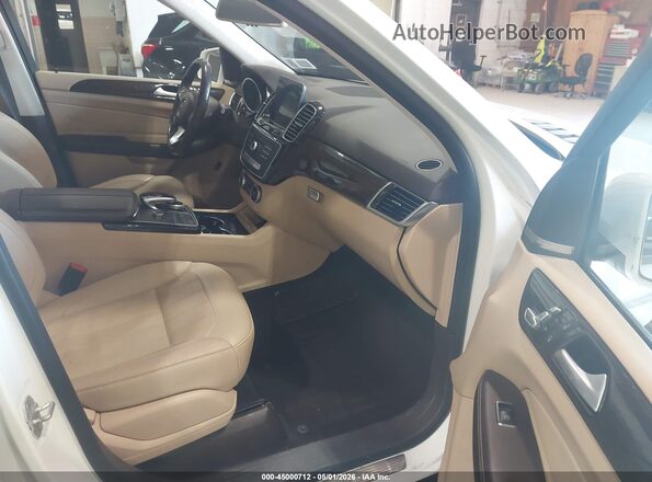4JGDA5HB5HA898985 2017 MERCEDES-BENZ GLE 350 White Widok wnętrza z przodu
