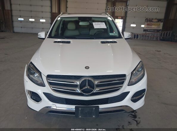 4JGDA5HB5HA898985 2017 MERCEDES-BENZ GLE 350 White Widok zestawu wskaźników