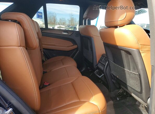 4JGDA5HB5JB178845 2018 MERCEDES-BENZ GLE Синий Вид задней части салона