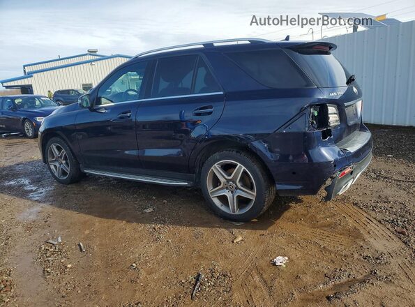 4JGDA5HB5JB178845 2018 MERCEDES-BENZ GLE Синий Задняя левая четверть
