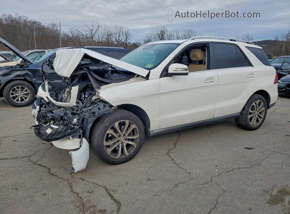 4JGDA5HB6GA738676 2016 MERCEDES-BENZ GLE White Przód lewy