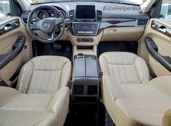 4JGDA5HB6GA738676 2016 MERCEDES-BENZ GLE White Widok deski rozdzielczej