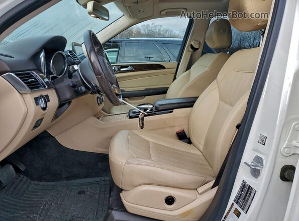 4JGDA5HB6GA738676 2016 MERCEDES-BENZ GLE White Widok wnętrza z przodu