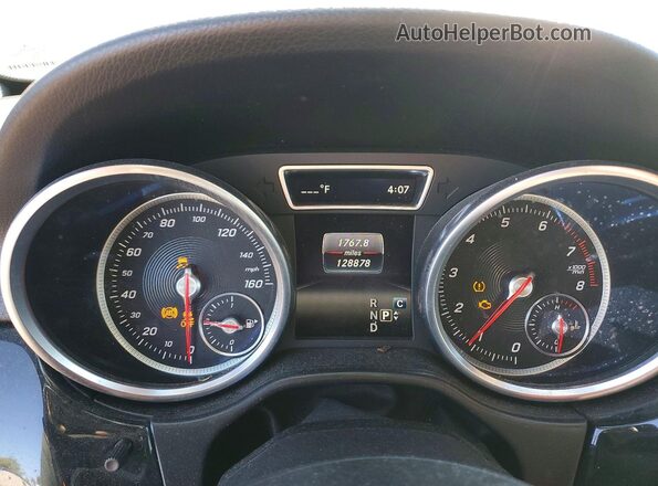 4JGDA5HB6HA903112 2017 MERCEDES-BENZ GLE Серый Вид щитка приборов