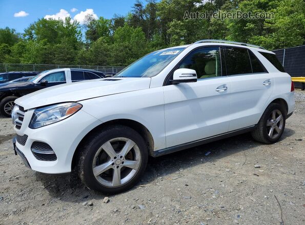 4JGDA5HB7HA876860 2017 MERCEDES-BENZ GLE White Przód lewy