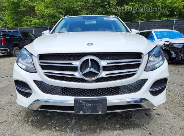 4JGDA5HB7HA876860 2017 MERCEDES-BENZ GLE White Widok z przodu