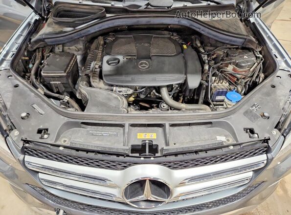 4JGDA5HB7HA926740 2017 MERCEDES-BENZ GLE Gray Вид підкапотного простору