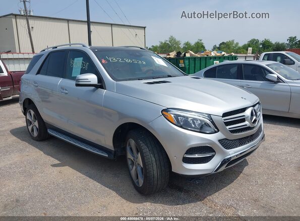 4JGDA5HB8JB179875 2018 MERCEDES-BENZ GLE 350 Серебряный Передняя правая четверть