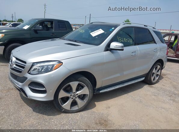 4JGDA5HB8JB179875 2018 MERCEDES-BENZ GLE 350 Серебряный Передняя левая четверть
