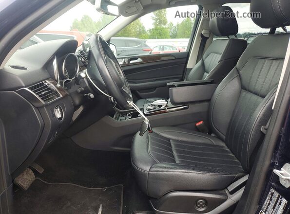 4JGDA5HB9HA845786 2017 MERCEDES-BENZ GLE Синий Вид салона спереди