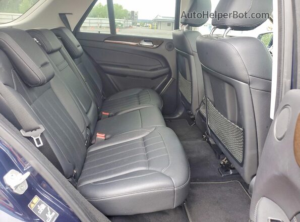 4JGDA5HB9HA845786 2017 MERCEDES-BENZ GLE Синий Вид задней части салона