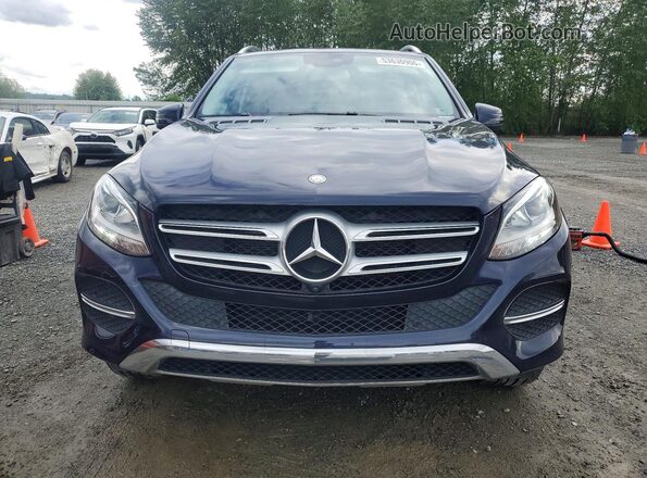 4JGDA5HB9HA845786 2017 MERCEDES-BENZ GLE Синий Вид спереди