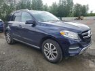 2017 Mercedes-benz Gle 350 4matic Синий vin: 4JGDA5HB9HA845786